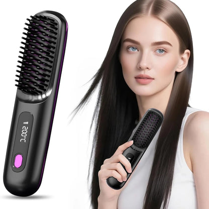 Brosse lissante sans fil – idéale pour les retouches express